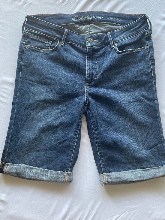 Eddie Bauer Pants - Eddie Bauer Cuffed Denim Shorts